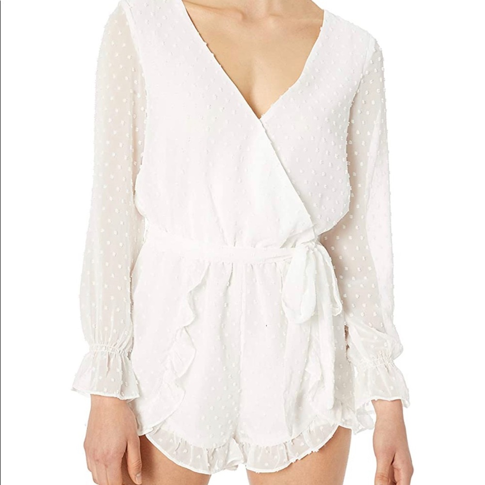 White Dotty Romper
